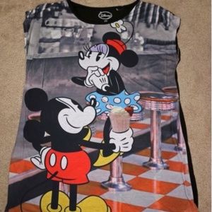DISNEY Mickey & Minnie Mouse Nightgown Pajamas 2x